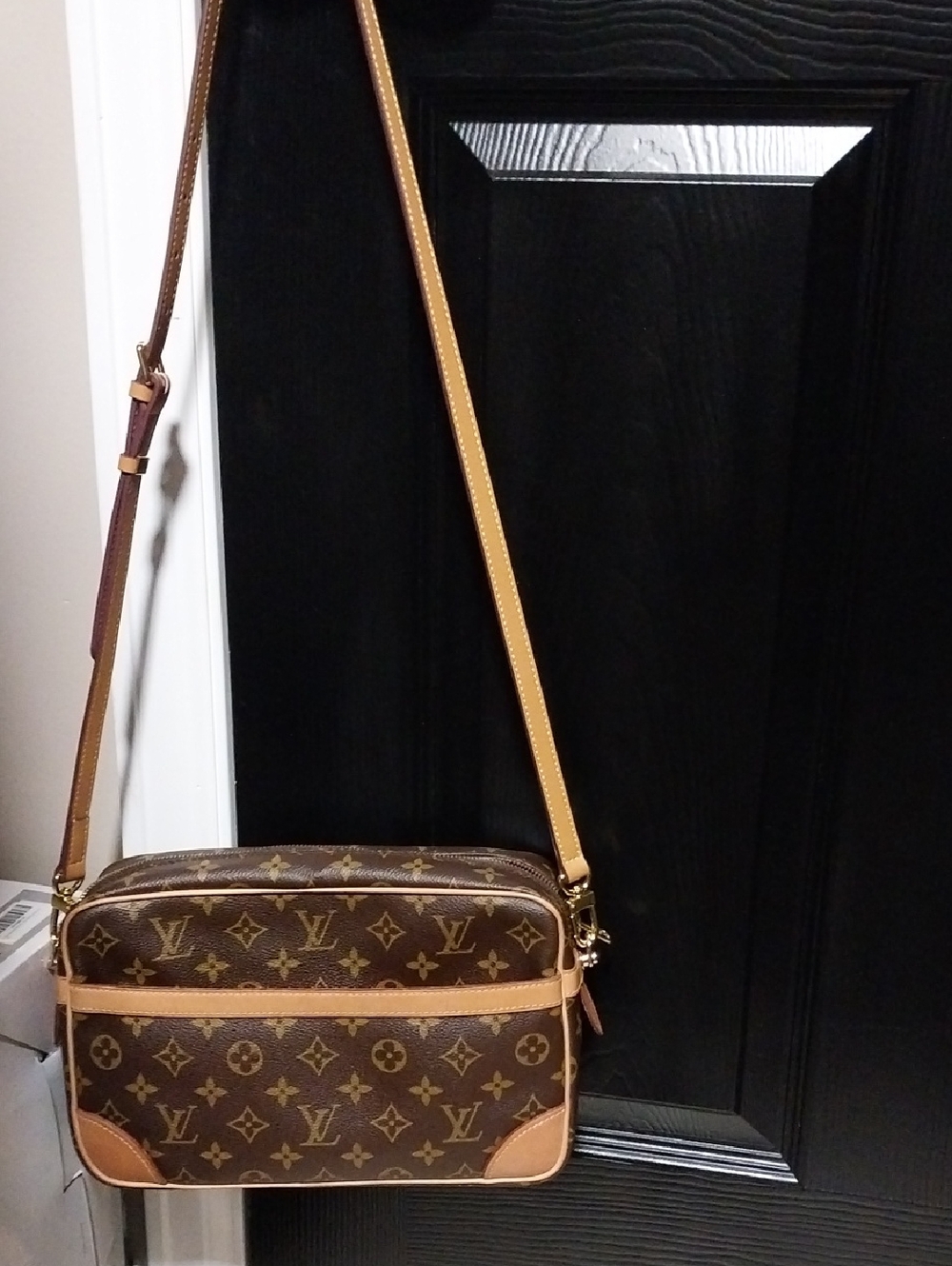 Louis Vuitton Monogram Brown Tan Crossbody Bag